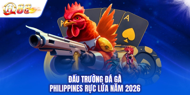 Đấu trường đá gà Philippines rực lửa năm 2026
