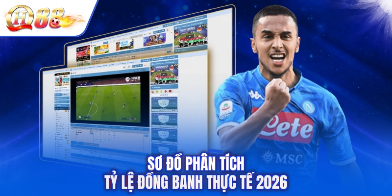 Sơ đồ phân tích tỷ lệ đồng banh thực tế 2026